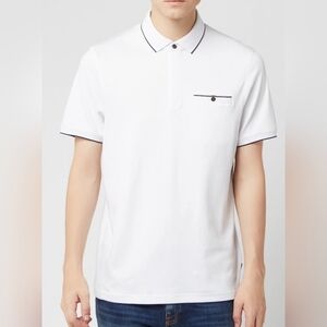 TED BAKER Fincham White Polo Shirt